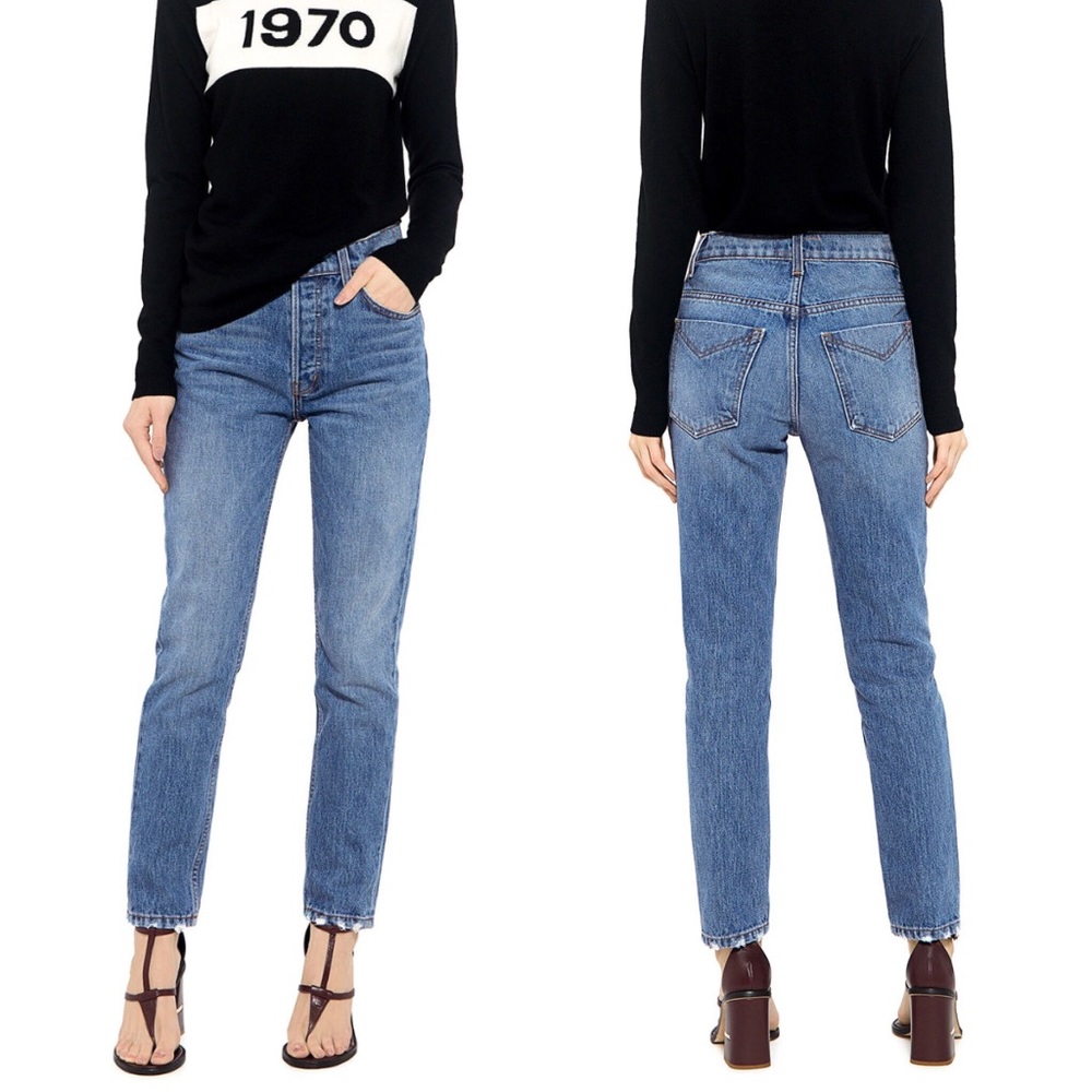 Derek Lam Jeans LOU High Rise Denim Crops